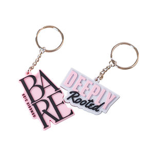 شعار مخصص إبداعي ناعم 2D 3D حامل مفتاح شخصي الموضة حلقة تسلق للاستخدام الترويجي - Product Image 4