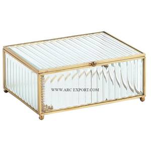 Boîte de rangement transparente en acrylique transparent de forme carrée avec poignées en corde Conception standard Top vente grand organisateur de bureau à domicile - Product Image 2