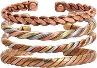 Bracelet en cuivre pur biomagnétique pour la santé et le bien-être, bracelet pour l'arthrite, pour homme et femme, à porter en soirée, fabriqué à la main
