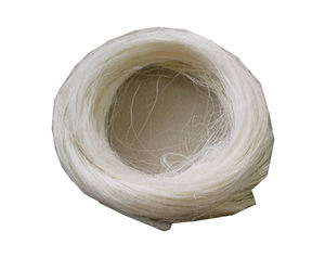 Vente en gros de corde tissée naturelle fine en fibre de sisal de qualité 100% sur bobine motif brut pour griffoir chat et décor de jardin - Product Image 1