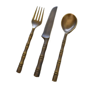 Juego de cubiertos de metal de la mejor calidad a bajo precio del fabricante y exportador indio - Product Image 1