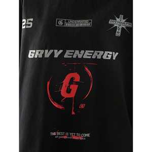 GRVY Jersey 100% Algodón Lavado con Energía, Transpirable, 300gsm, Logotipo Sólido Impreso en Serigrafía - Product Image 2