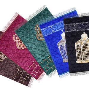 ผ้าห่มสวดมนต์เนื้อนุ่มออกแบบได้ตามต้องการมีบริการ OEM สไตล์เปอร์เซียซักได้ทันสมัยสำหรับการทำสมาธิทางศาสนาแบบจิตวิญญาณ - Product Image 6