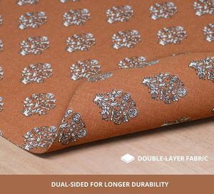 Feuilles d'automne Design napperon 13x19 pouces 100% coton lavable en Machine Style Vintage personnalisable maison cuisine salles à manger - Product Image 3