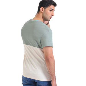 Buena calidad 100% algodón Color personalizado secado rápido sobre tamaño camisetas hombres algodón transpirable fibra de bambú para la venta hombres camisetas - Product Image 2