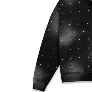 Sweat à capuche personnalisé de haute qualité avec strass, respirant, 100% coton, sweat à capuche avec strass pour homme - Product Image 3