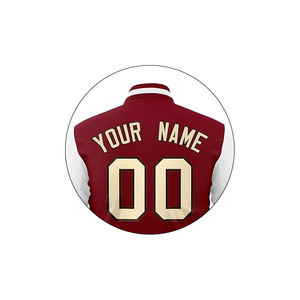 แจ็กเก็ตเลตเตอร์แมนคุณภาพสูงสำหรับผู้ชายปกตั้งขนแกะสุดเท่พร้อมโลโก้ปักสำหรับฤดูใบไม้ร่วงขายส่ง - Product Image 6