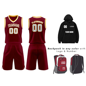 Kits d'uniformes de sport personnalisés-Maillots et shorts respirants et haute performance pour le football, le basket-ball, le football et plus encore - Product Image 1