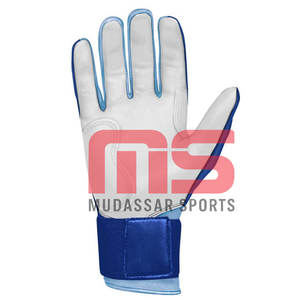 Gants de frappeur de baseball haut de gamme à manchette longue, ajustement personnalisé, prise souple, antidérapants, durables, respirants, pour droitiers, vente en gros - Product Image 4