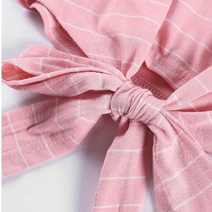 Top corto informal para mujer de alta calidad, camiseta, diseño de servicio OEM, ropa para mujer, camisetas duraderas - Product Image 3