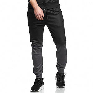 Nueva última moda OEM personalizado 100% algodón Jogger pantalones Streetwear Jogger pantalones color negro Jogger pantalones hombres - Product Image 1