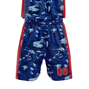Maillot de basket-ball respirant conçu sur mesure, ensemble d'uniformes en maille à quantité minimale de commande basse pour enfants, costume d'équipe imprimé pour le basket-ball d'été - Product Image 6