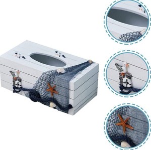 Le distributeur de mouchoirs en bois de qualité supérieure améliore l'ambiance de votre pièce tout en offrant une commodité pratique et une texture visuelle - Product Image 3