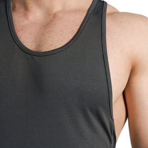 Wholesale Custom Cotton <b>Bamboo</b> <b>Fiber</b> Breathable Gym Vest Fitness Singlet Workout Bodybuilding Men Tank Top Custom Colors Logo - Product Image 3