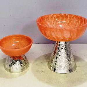 Plato Decorativo de Resina de Estilo Antiguo, Hecho a Mano, Pulido, de Origen Indio, Ecológico, Apto para Lavavajillas, para Servir - Product Image 6