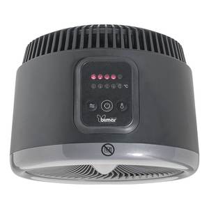 Calentador Eléctrico Bimar 2000W 60m Gris HF205, 2 en 1, Ventilador y Calentador, Alta Potencia 2000W, Capacidad 60m - Product Image 3