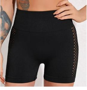 Pantalones cortos de Yoga de secado rápido de cintura alta para mujer, pantalones cortos informales con patrón sólido, novedad - Product Image 5