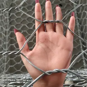 3x1x1m 8x10cm Cheap Price Gabion Wire Mesh Galvanized Gabions Cage Gabion Box Wire Mesh