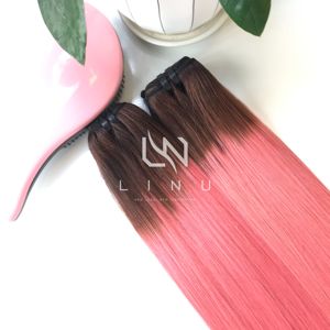 Cheveux bruts vietnamiens en gros faisceaux trame os droite Ombre rose couleur cheveux humains vente chaude produit 2024 LINU cheveux - Product Image 6