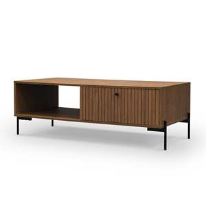 Polia Minimalist Antique Style Side <b>Table</b> Durable Wooden and Stone <b>Coffee</b> <b>Table</b> for Living Room and Dining Home Furniture - Product Image 5