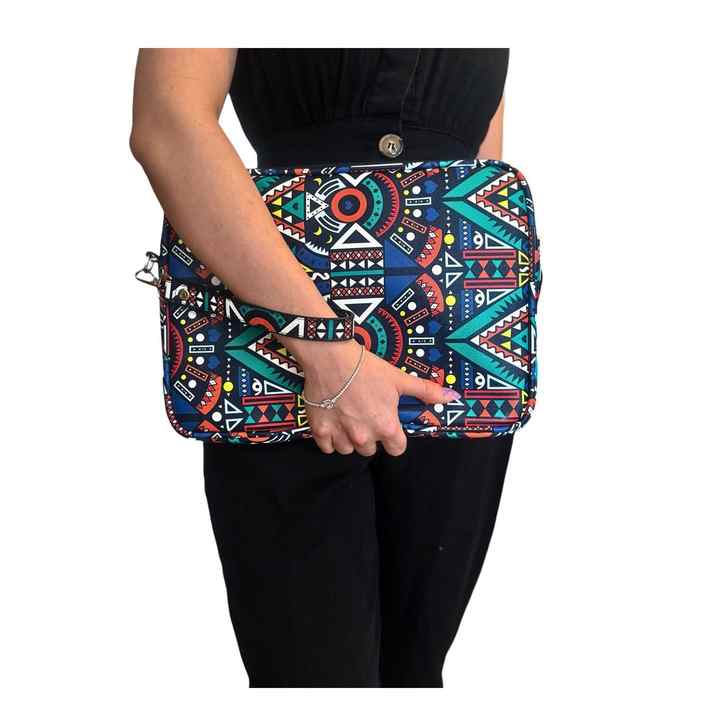 Colorful Macbook Air Pro 13-14-15-16 Inch Compatible Ethnic Patterned Laptop Bag
