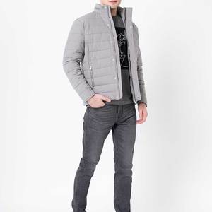 Veste polaire à la mode pour hommes avec logo personnalisé de haute qualité en usine OEM Veste polaire matelassée grande taille - Product Image 5