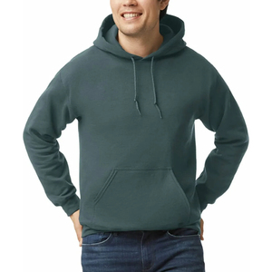 Custom <b>Mens</b> <b>Navy</b> Blue Hoodie Heavyweight <b>Fleece</b> Plain Pullover Blank Casual Drawstring Sweat Hoodi - Product Image 5