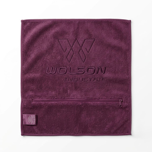 Serviette de sport jetable personnalisée Wolson Industry, séchage rapide, écologique, en coton et bambou, imprimée par transfert thermique, pour le fitness et les sports - Product Image 1