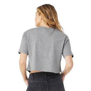 Camiseta Corta de Moda para Mujer, 200 GSM, Algodón Premium, Estilo Urbano, Fabricante de Marca Privada OEM Personalizada - Product Image 4