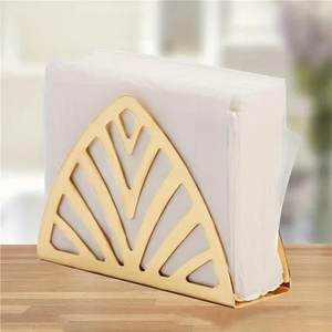 Porte-serviettes en métal en fer Design arbre noir fini pour les décorations de table à manger à la maison porte-serviettes faits à la main - Product Image 5