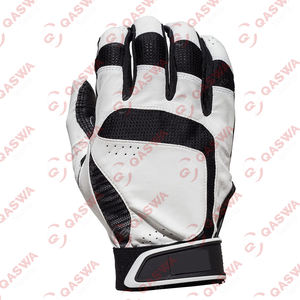 Vente chaude Doigt Complet Softball Gants En Cuir Noir Couleur En Plein Air Baseball Gants De Frappeur Sportswear Gants De Baseball Durables - Product Image 2