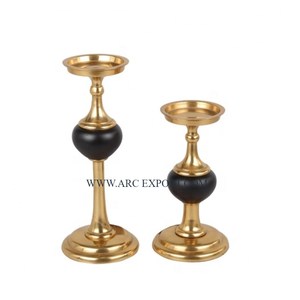 Bougeoirs et supports de décoration de table en aluminium Accessoires de table éclaircissants de première qualité Bougeoirs à vendre - Product Image 4