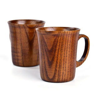 Taza de madera Venta caliente Nuevo diseño Hogar Cocina Uso Drinkware Taza de madera Tamaño personalizado y venta - Product Image 5