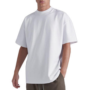 Nouvel arrivage de t-shirts vierges personnalisés au design simple de vêtements pour hommes t-shirts aux couleurs unies à la mode - Product Image 4