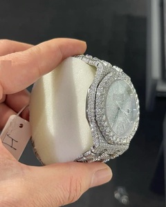 VVS Moissanite นาฬิกาหรูเพชรแบบใสใช้ได้ทุกเพศ925สเตอริงเงินสองโทนควอทซ์เครื่องประดับแฟชั่น - Product Image 2