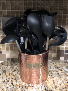 Luxury Metal Hammered Copper Finished Cutlery Holder for Restaurant Table Home Hotel - Product Image 6
