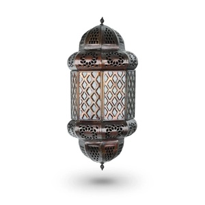 Applique murale marocaine légère décorative suspendue en métal fait à la main maison hôtel décoration de mariage logo personnalisé emballage - Product Image 4