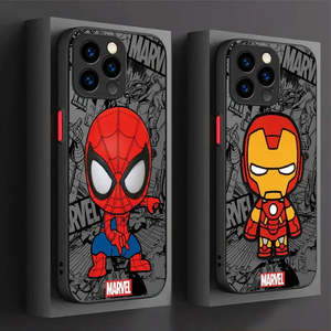 เคสมาร์เวล สไปเดอร์แมนสำหรับไอโฟนเคสซิลิโคนใสสำหรับ 7 พลัส 13 โปรแม็กซ์ 8 พลัส พลัส XR XS-ดีไซน์น่ารักบรรจุกล่อง - Product Image 4