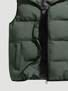 KADIA KIC-045 Gilet matelassé sans manches, style formel, couleur unie, 100% polyester, collection hiver, multi-poches, respirant, unisexe - Product Image 5