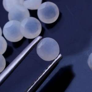 Piedra Lunar blanca Natural, 3mm-30mm, cara redonda, piedra lunar blanca, círculo cortado, piedras semipreciosas - Product Image 4