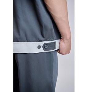 ชุดทำงานนิรภัยแขนยาวสีดำสำหรับผู้ชาย FMF ชุดทำงานแบบมองเห็นได้ชัดเจน ผ้า TC ผสมโพลีเอสเตอร์และผ้าฝ้ายเวียดนาม - Product Image 2