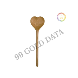 Cuchara de cocina de madera hecha a mano de madera de calidad Ideal para uso diario en cocinas rústicas o modernas - Product Image 1