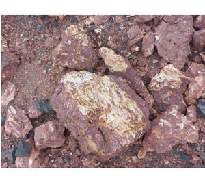 Roca de bauxita natural para producción de aluminio, aplicaciones metalúrgicas, materia prima cerámica de grado abrasivo de La India - Product Image 2