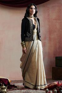 Premium Quality Kaftan Custom Women's Embroidery Wool Collar Winter <b>Jacket</b> for Ladies Multi Colour Kanya Libas India Pakistan - Product Image 1