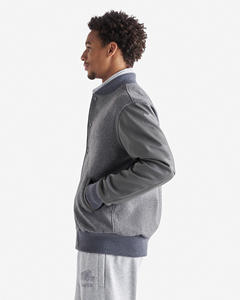 เสื้อแจ็กเก็ตทีมตัวแทนของผู้ชายสำหรับใส่ในฤดูหนาวแบบ2025เสื้อแจ็คเก็ตแขนยาวหนังแท้ระบายอากาศได้ดี - Product Image 5