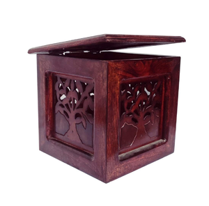 Banco almacenamiento de monedas caja de madera organizador de joyas personalizado al por mayor para el hogar Cocina Oficina organización de almacenamiento cantidad a granel - Product Image 5