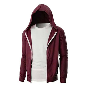Meilleurs sweats à capuche élégants pour hommes avec couleurs personnalisées taille et logo 100% coton polaire personnalisé plaine hommes sweats à capuche avec fermeture éclair bon prix - Product Image 4