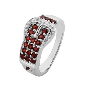 Shah Gems Women's Natural London Blue Topaz <b>Ring</b> <b>925</b> Sterling <b>Silver</b> Inlay Fashion <b>Ring</b> Trendy Geometric Style Gift - Product Image 2