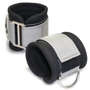 Tobillera acolchada de neopreno de alta calidad para gimnasio, gran oferta, equipo de entrenamiento para levantamiento de pesas, puños y correas de tobillo para Fitness - Product Image 4