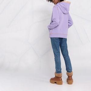 CasualStreetwear Sweats à capuche d'extérieur respirants anti-rides pour femmes Conception d'épaule tombante Écologique Personnalisé - Product Image 4